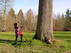 Lila au pied de l'arbre